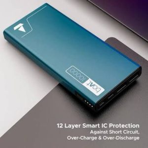 boAt 10000 mAh 22.5 W Power Bank  (Steel Blue, Lithium Polymer, Quick Charge 3.0 for Mobile)