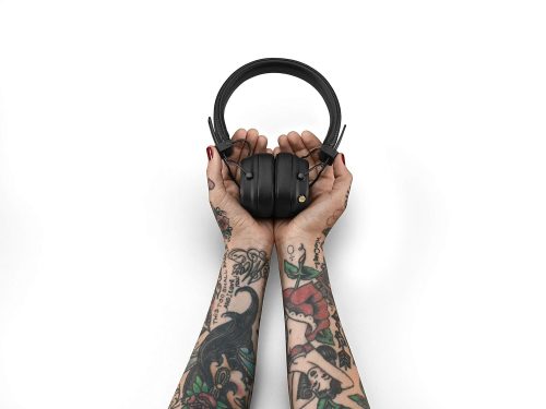 Marshall Major IV Wireless Bluetooth On Ear Headphone with Mic (Black) - Image 4