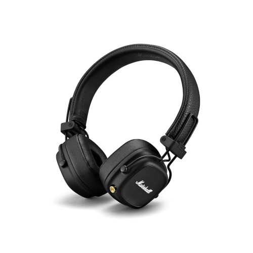 Marshall Major IV Wireless Bluetooth On Ear Headphone with Mic (Black)