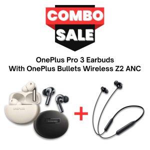 OnePlus Buds Pro 3 with OnePlus Bullets Wireless Z2 ANC Neckband – Dual Earphones Combo