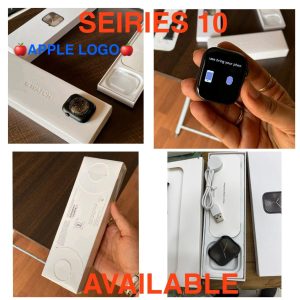Apple Watch Series 10 [GPS + Cellular 46 mm] Smartwatch with Gold Titanium Case with Starlight Sport Band- M/L. Fitness Tracker, ECG App, Always-On Retina Display, Water Resistant