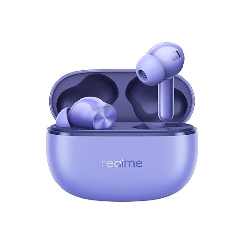 realme Buds T200 Lite Bluetooth in Ear Earbuds,4 Mic, AI ENC for Calls,48 Hours Total Playback with Fast Charging and Low Latency Gaming TWS,Google Fast Pair, with mic (Volt Black) - Image 3